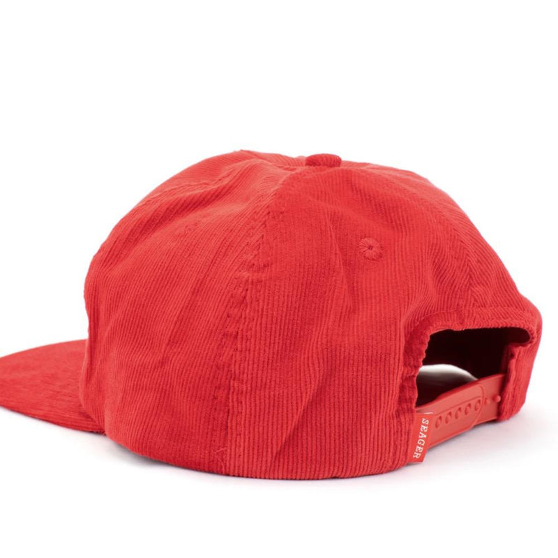 Seager Big Red Corduroy Snapback Hat
