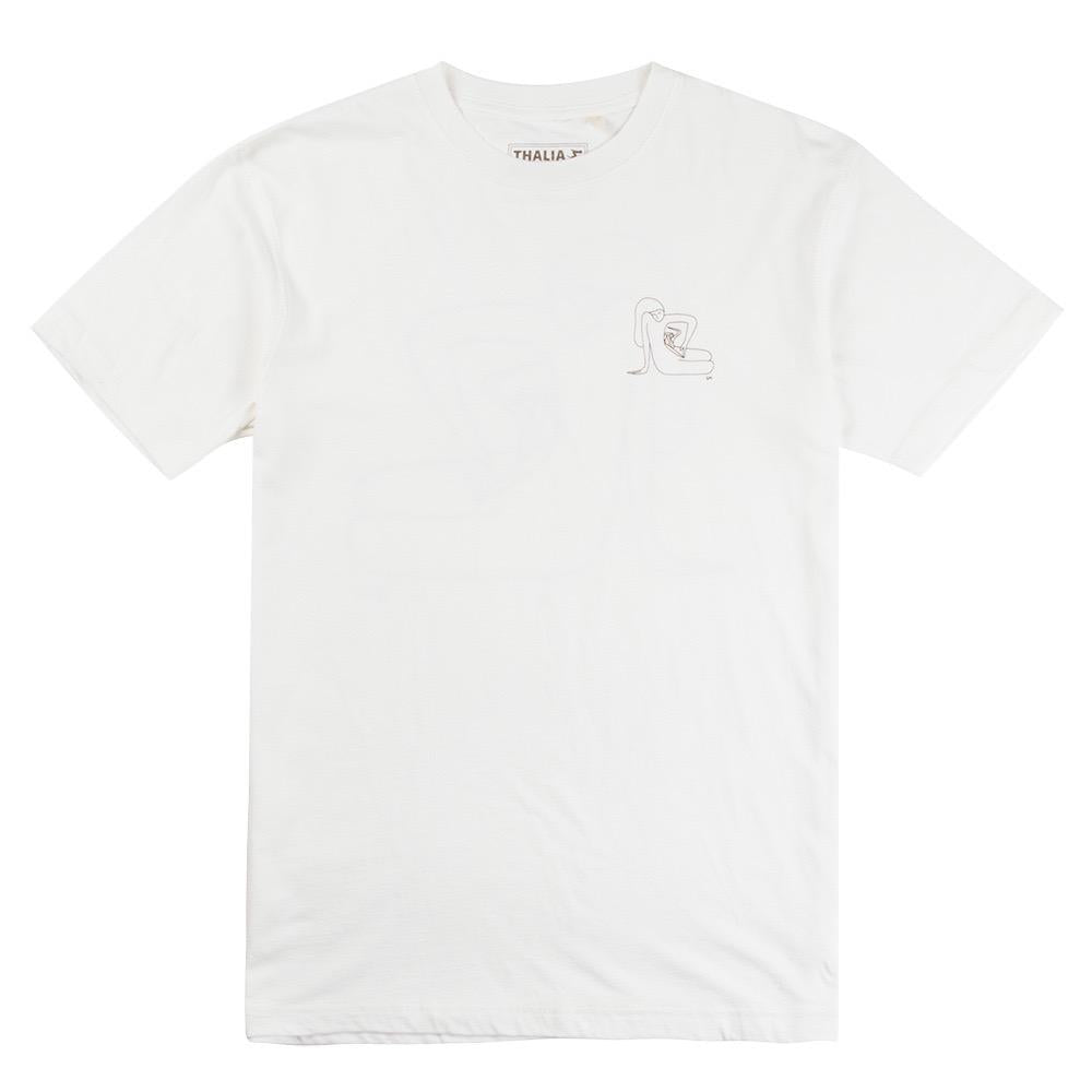 Thalia Surf x Geoff McFetridge Mens Tee, White, view 7