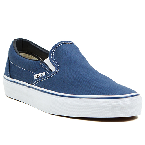Vans Classics Slip-On Mens Shoes, Navy, view 2