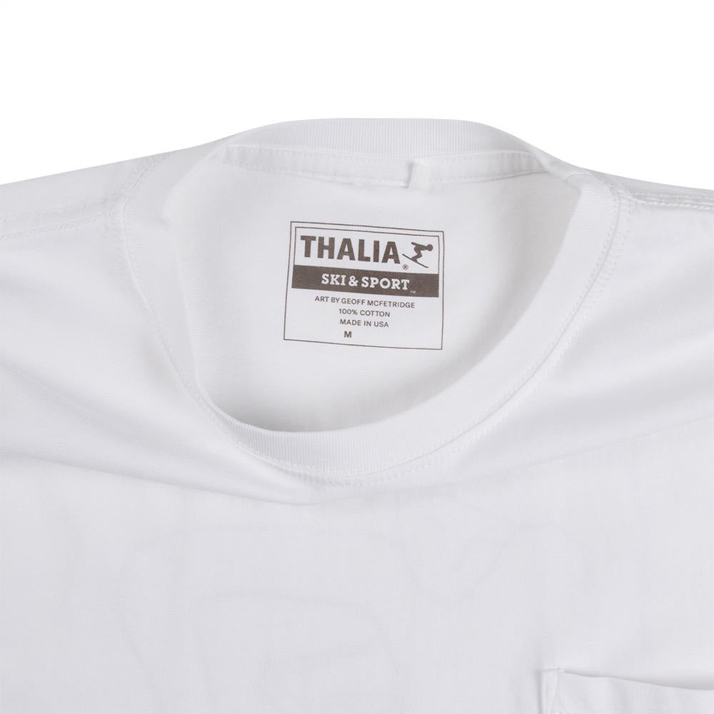 Thalia Surf x Geoff McFetridge Mens Tee, White, view 4