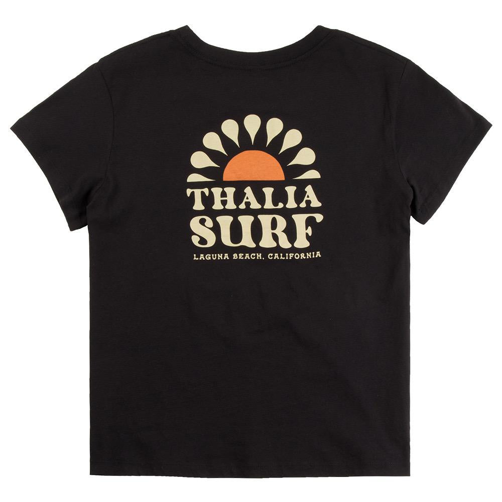 Thalia Surf Shine Womens Tee, Faded Black, view 5