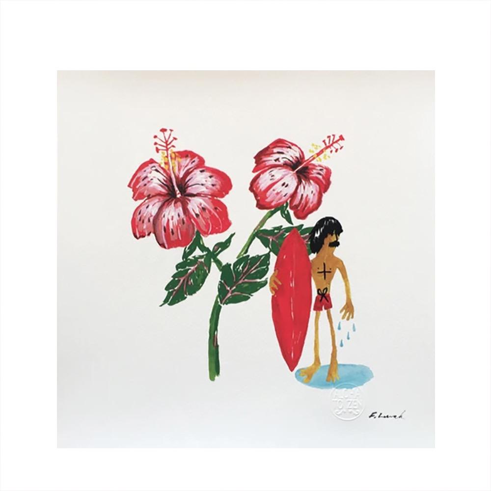 Aloha to Zen Hibiscus Print