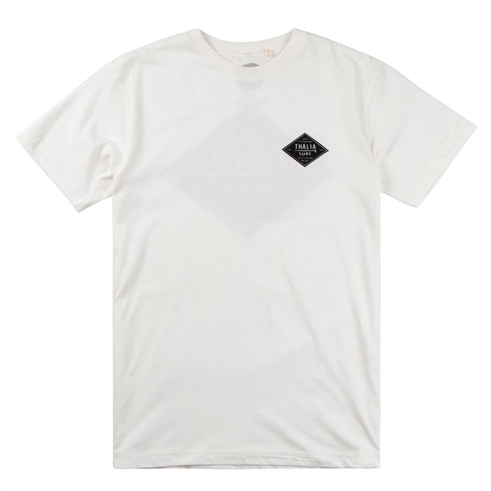 Thalia Surf Diamond Logo Mens Tee, White, view 2
