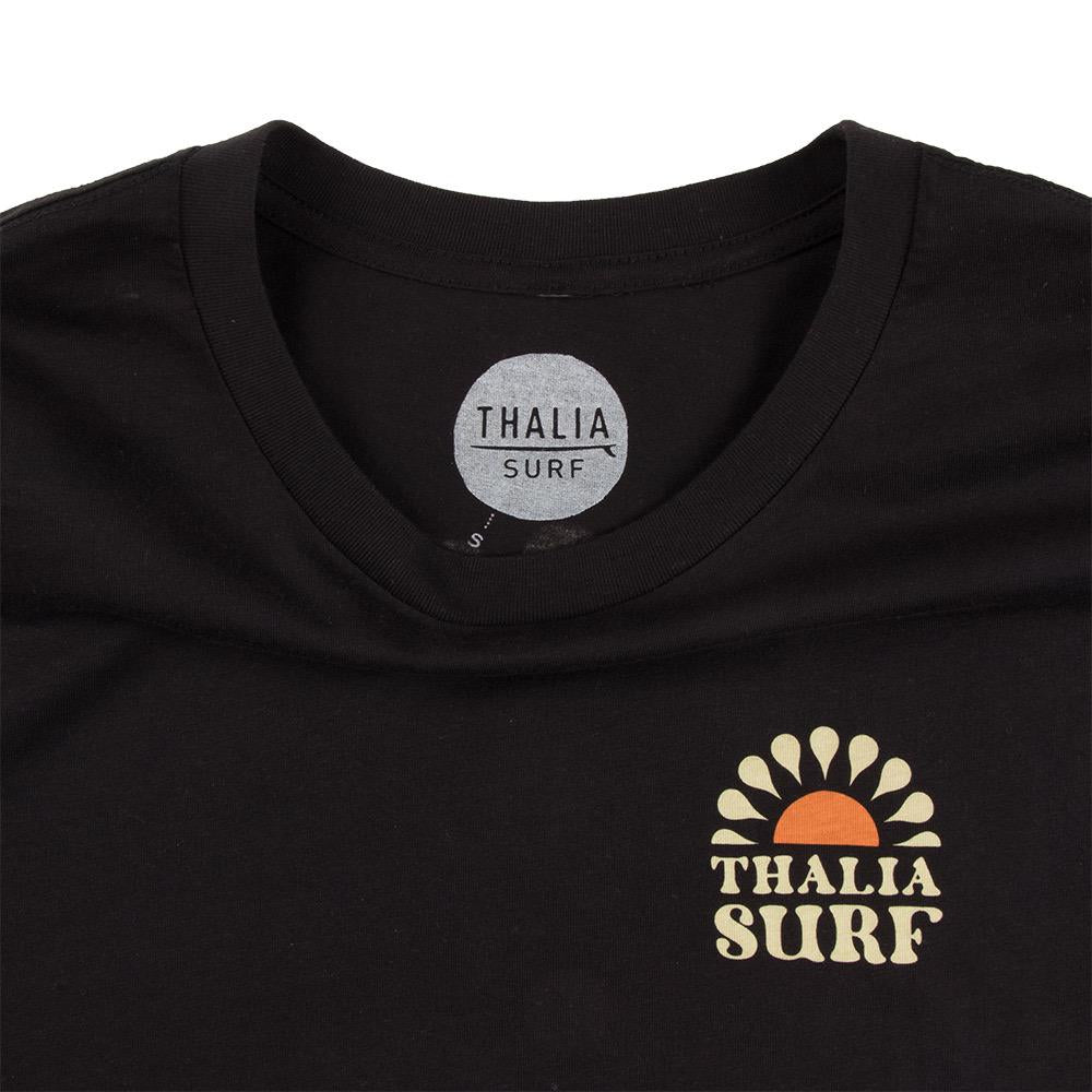 Thalia Surf Shine Womens Tee, Faded Black, view 7