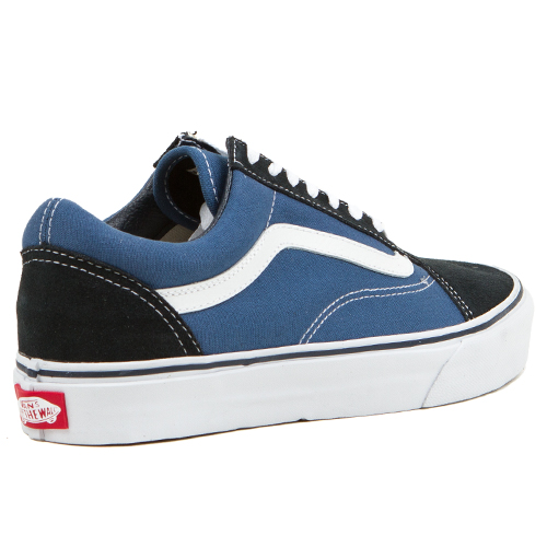 Vans Classics Old Skool Mens Shoes, Navy, view 4