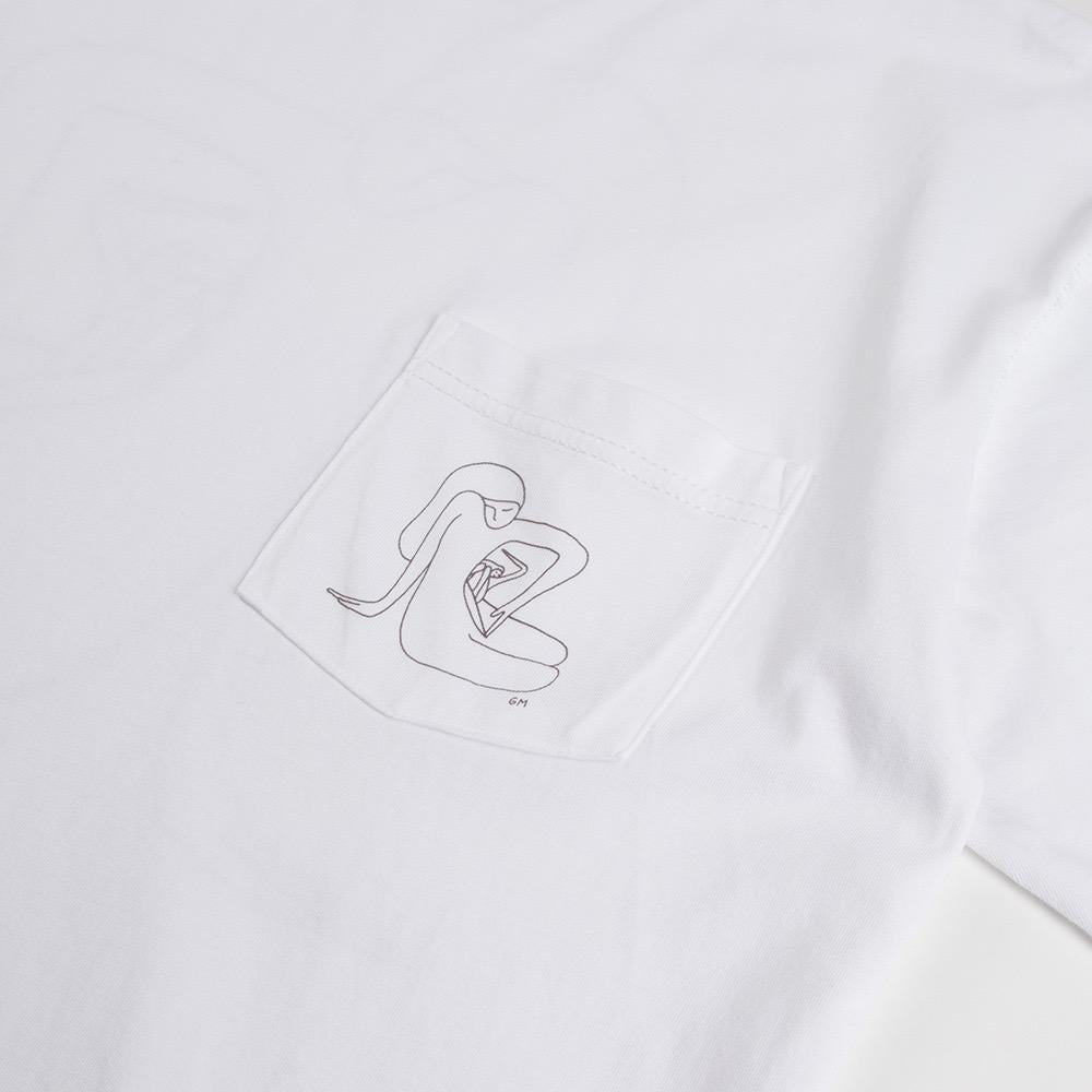 Thalia Surf x Geoff McFetridge Mens Tee, White, view 3