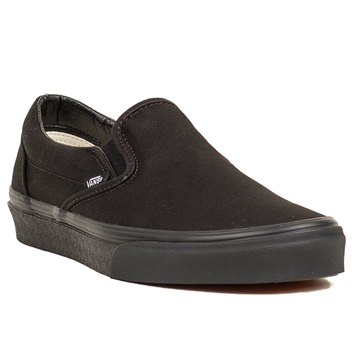 Vans Classics Slip-On Mens Shoes, Black/black, view 2