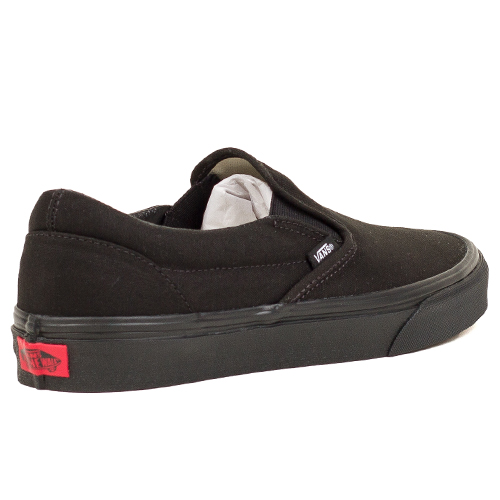 Vans Classics Slip-On Mens Shoes, Black/black, view 3