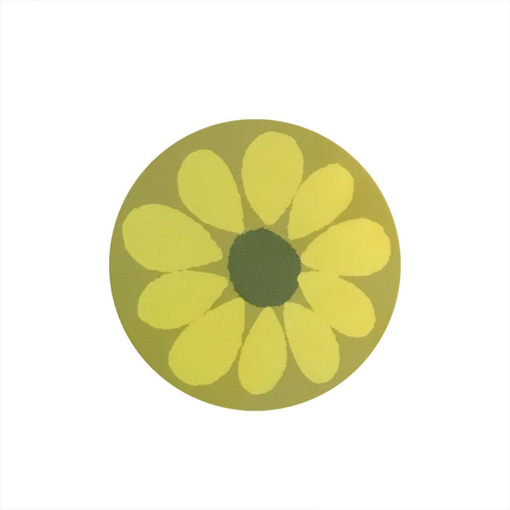 Smell the Flowers Arts Flower Sticker, Green/Brown, view 4