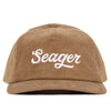 Seager Big Khaki Corduroy Snapback Hat