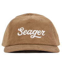 Seager Big Khaki Corduroy Snapback Hat