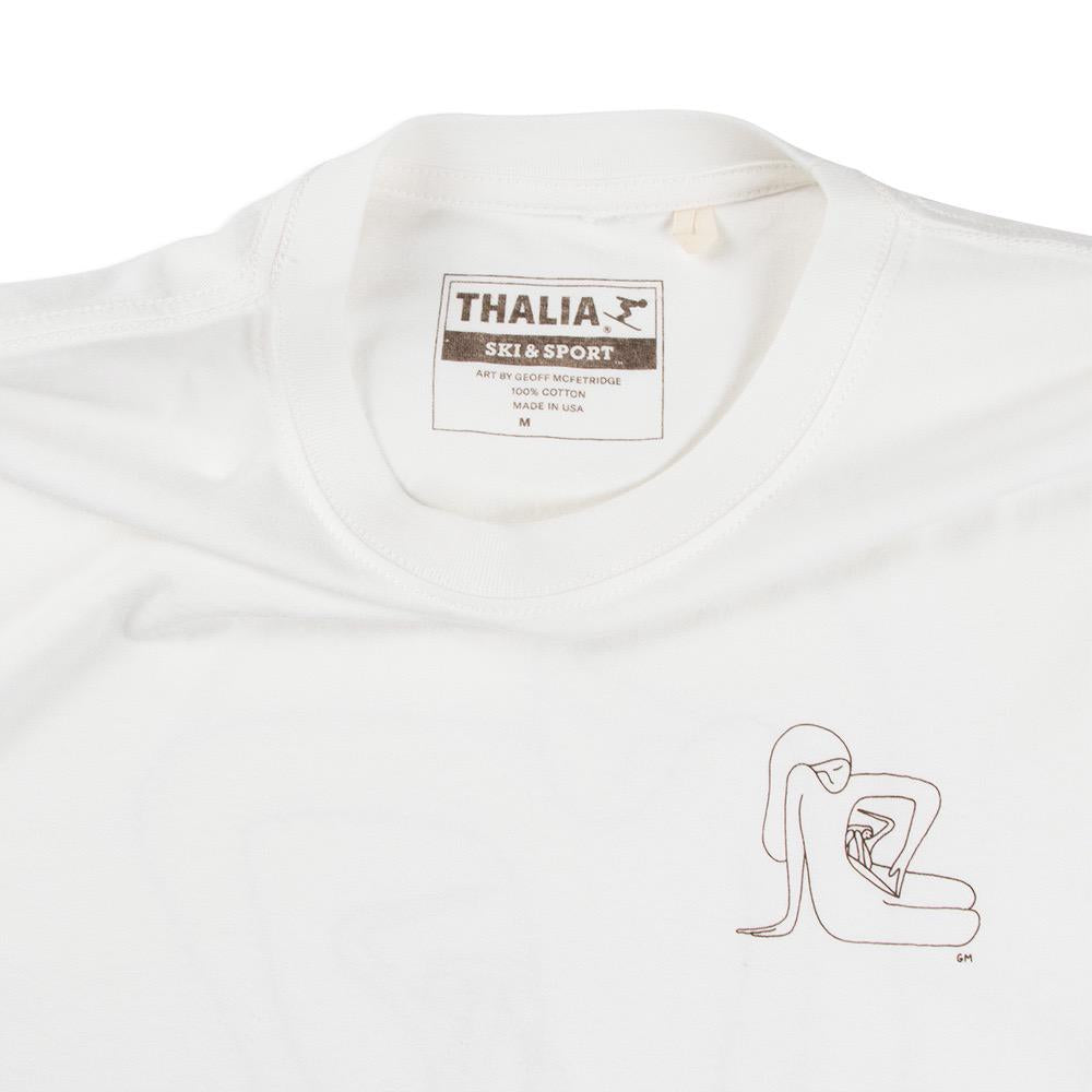 Thalia Surf x Geoff McFetridge Mens Tee, White, view 8