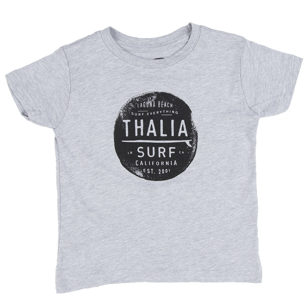 Thalia Surf Dot Toddler Tee, Heather Grey, view 5