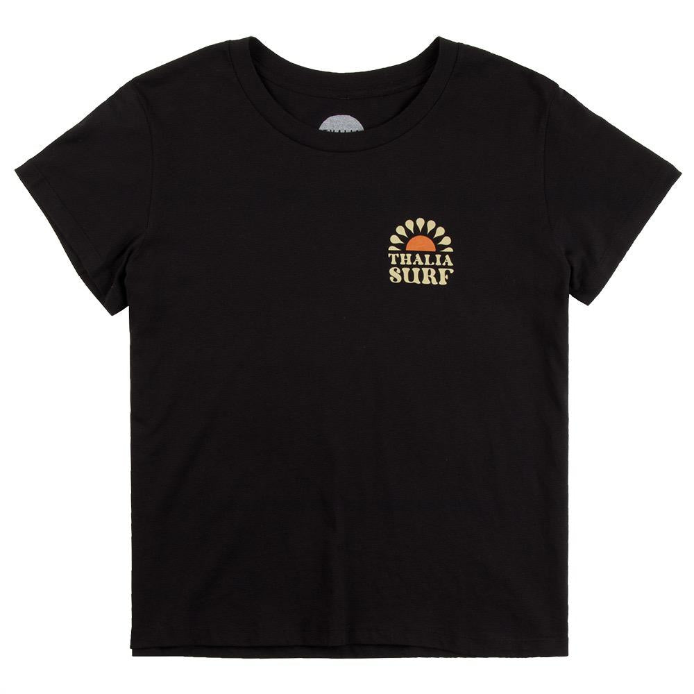 Thalia Surf Shine Womens Tee, Faded Black, view 6