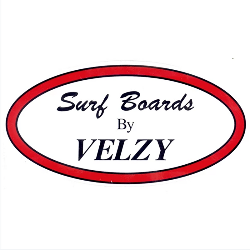 Velzy Surfboards Classic Sticker