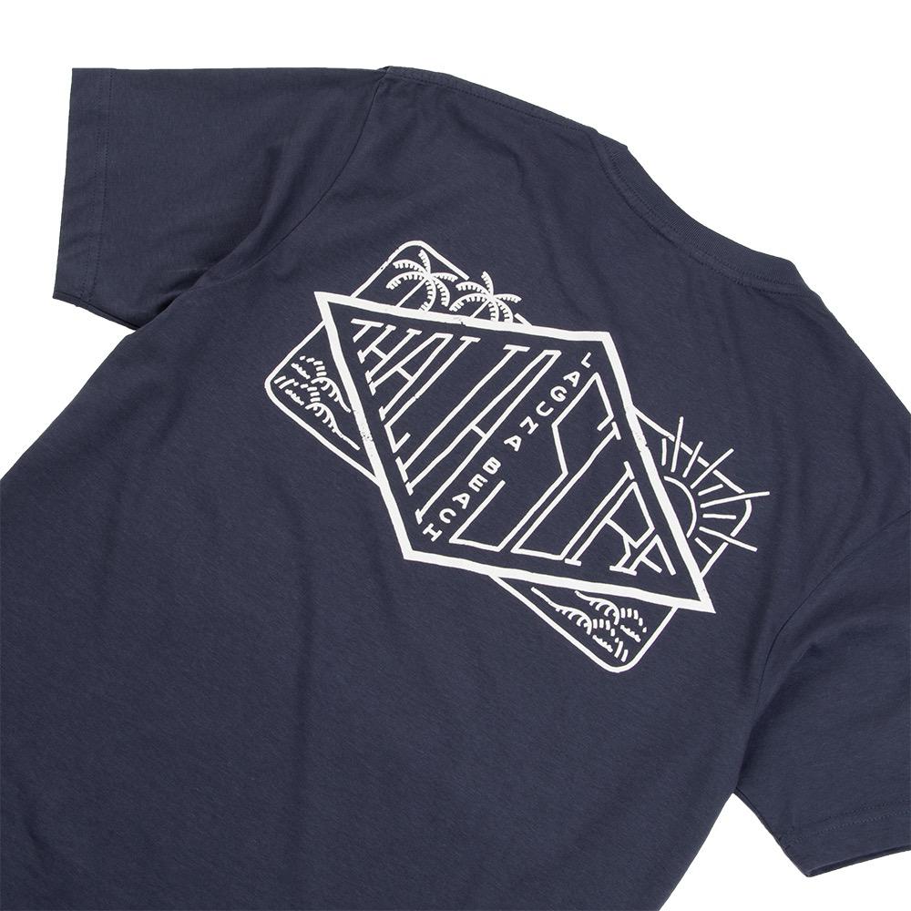 Thalia Surf Home Base Mens Tee, Harbour Blue, view 3