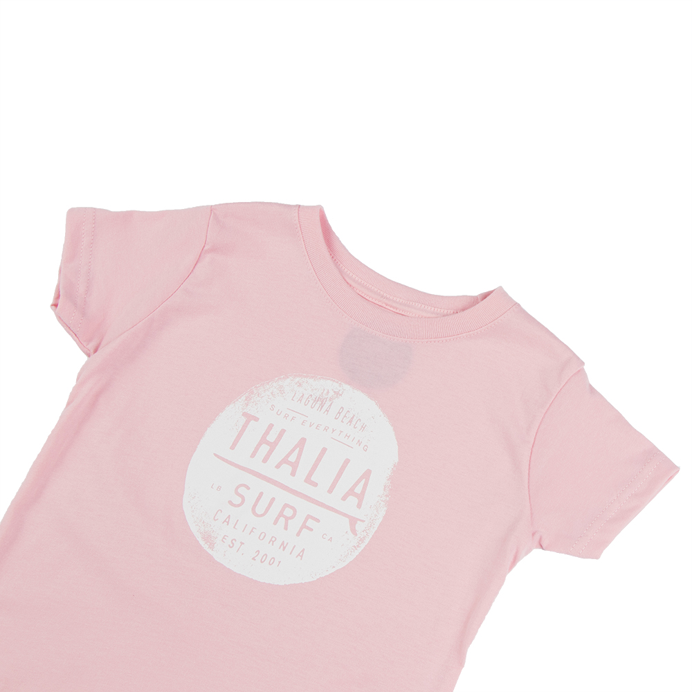 Thalia Surf Dot Toddler Tee, Light Pink, view 3