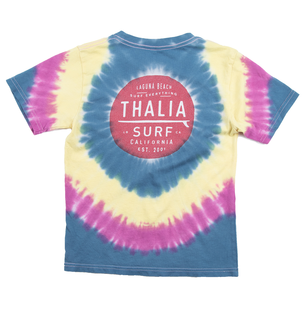 Thalia Surf Dot Kids Tee, Tie Dye, view 2